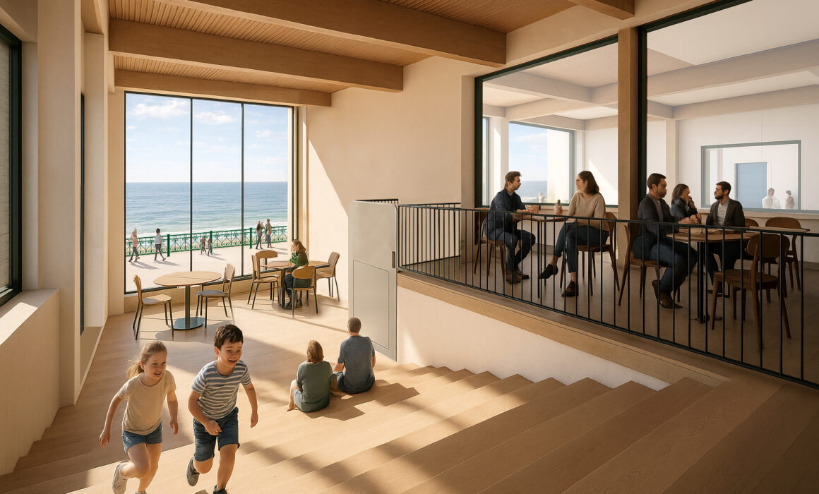 Internal stairway in proposed King Alfred